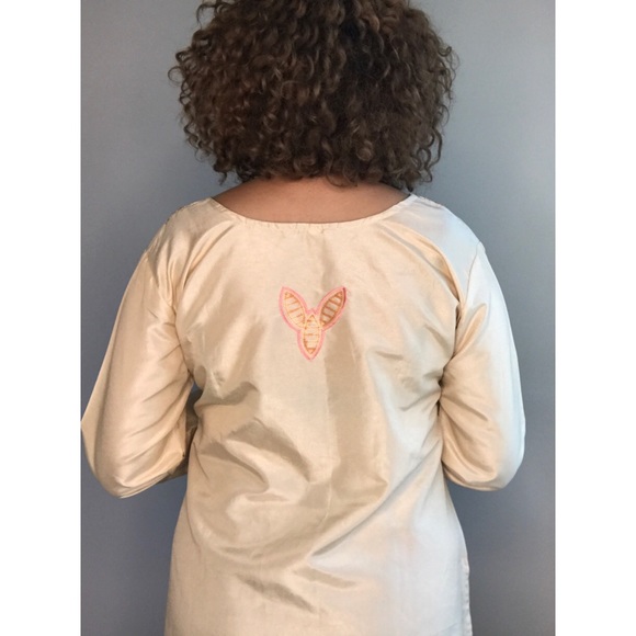 {Vintage} Little Ms Drama Embroid.  Shift Dress - Picture 6 of 6